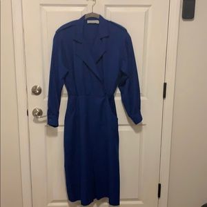 Howard Wolf Blue Vintage Dress